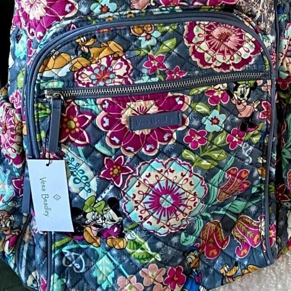 Vera Bradley Disney Parks Mickey and Friends Dandelion large Campus backpack NWT main image 6